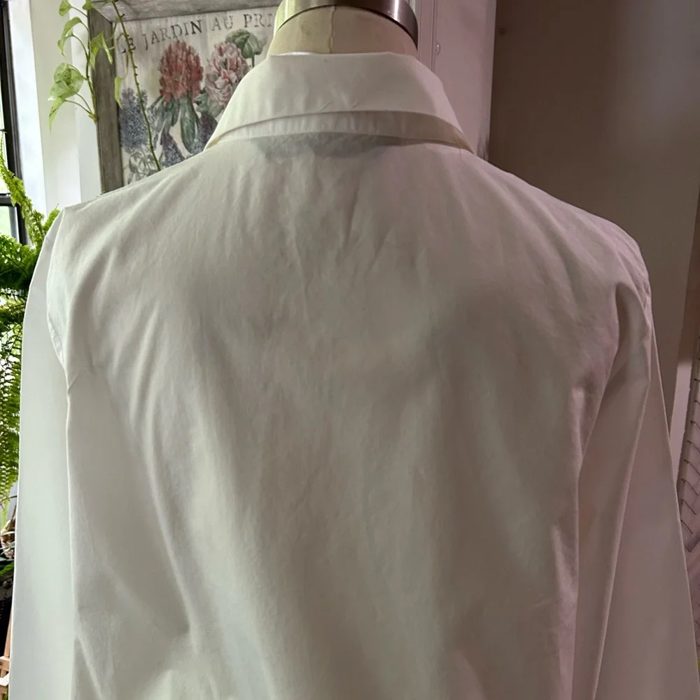 White long sleeves Zara shirt! Size M - Picture 8 of 12